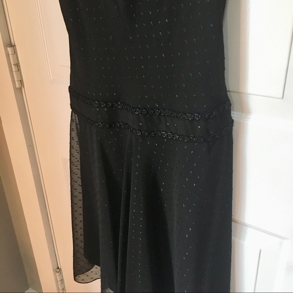 LIZ CLAIBORNE Feminine, Graceful Black Dress 👗 - Picture 10 of 15
